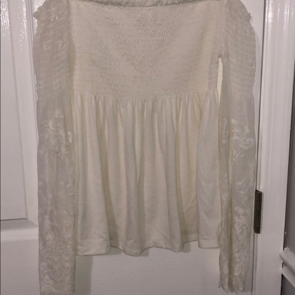 Off the shoulder shirt